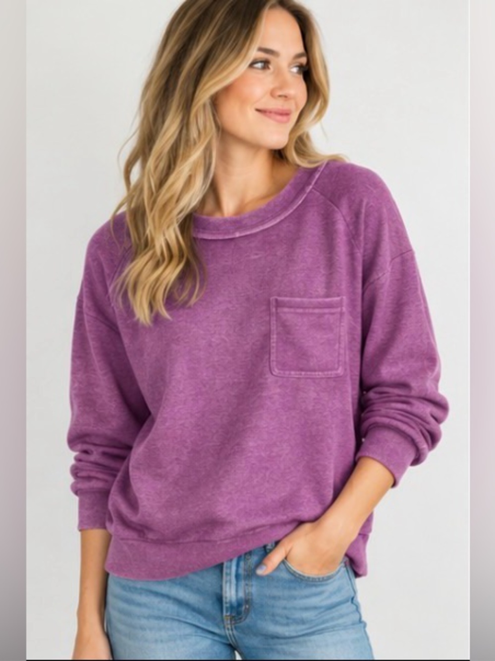 Zenana - Lt. Plum Top